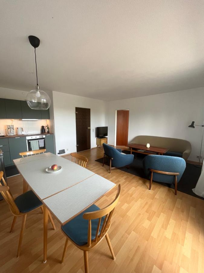Helle Wohnung Mit Grossem Balkon Oberreute Bagian luar foto